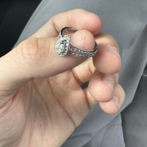 10k Diamond Engagement ring